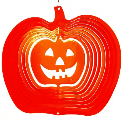 Windspinners Windspinners van RVS Halloween pompoen RVS  (DS64408)
